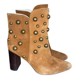 C Cecelia New York Brace Stud Bootie in Brown